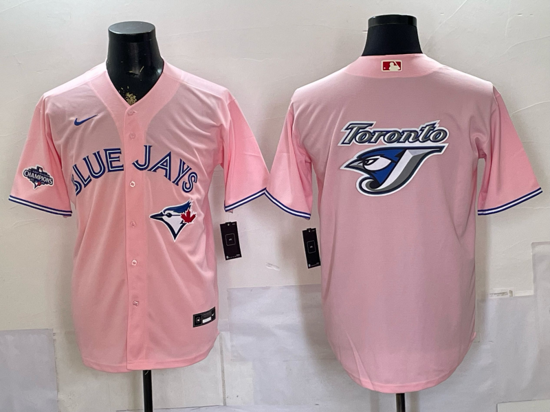 Men 2026 Toronto Blue Jays blank pink Game Nike MLB Jersey 06587017